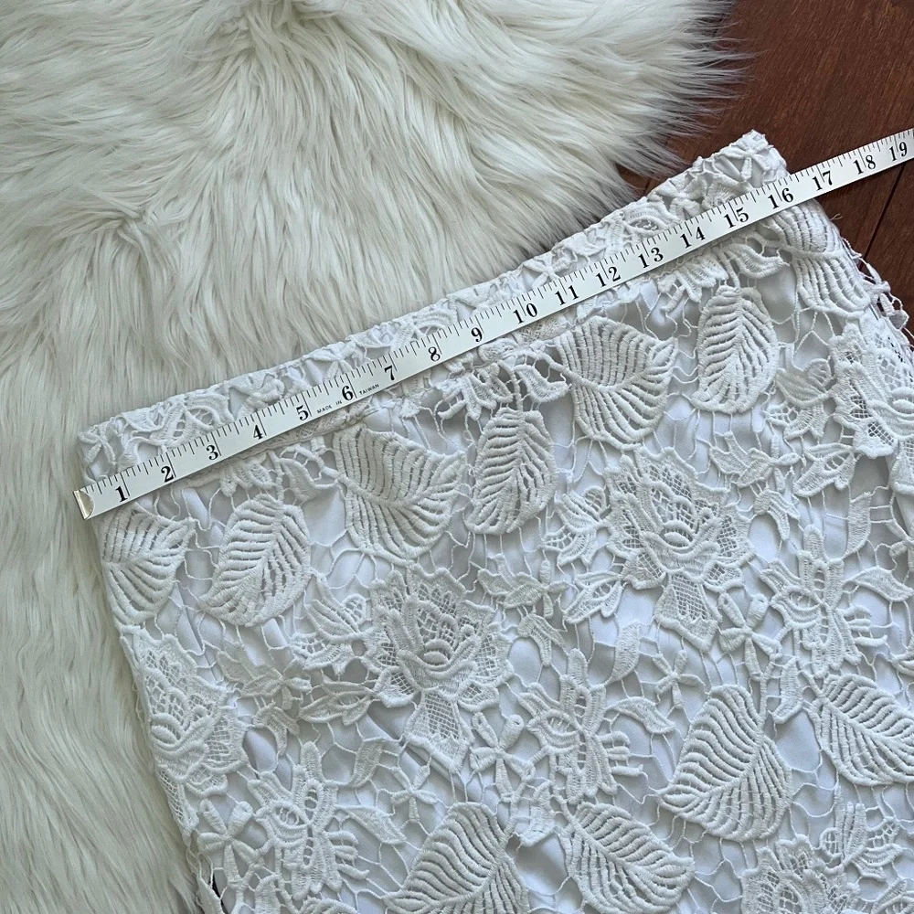 Fever white crocheted